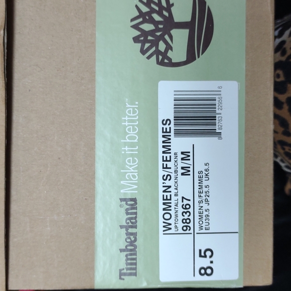 Women's uptown tall black timberland - Picture 5 of 6